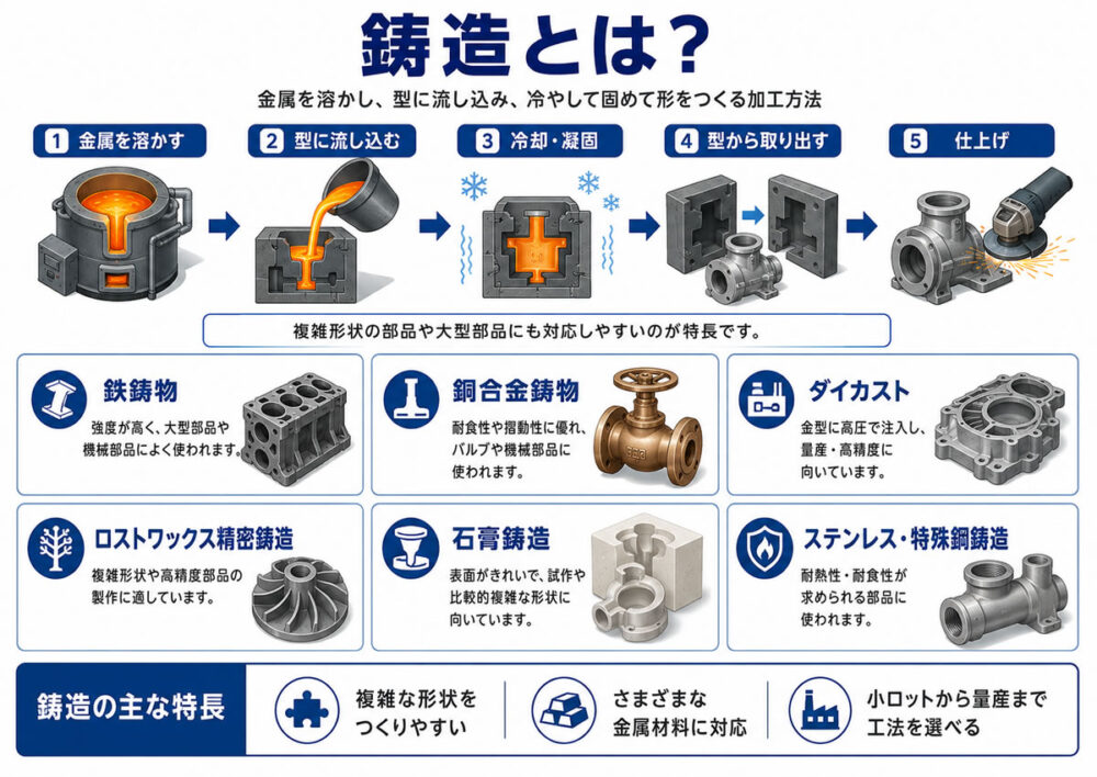 大阪の鋳造工場・鋳物メーカー
