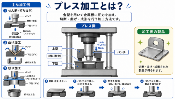 大阪のプレス加工工場