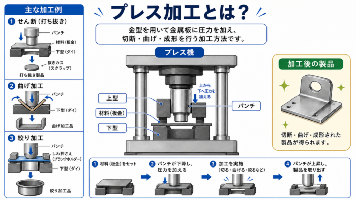 大阪のプレス加工工場