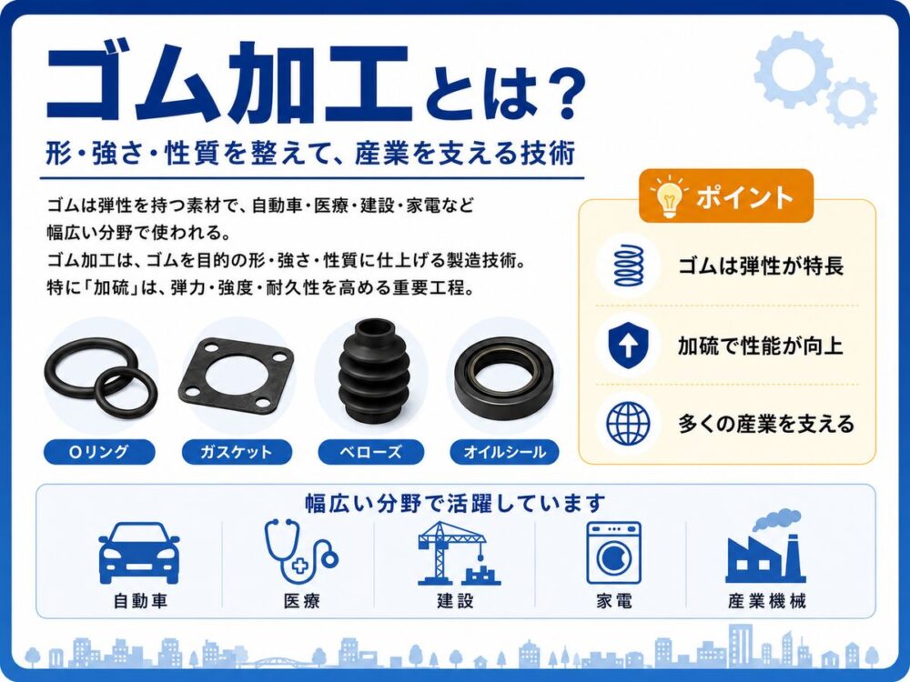 ゴム加工とは